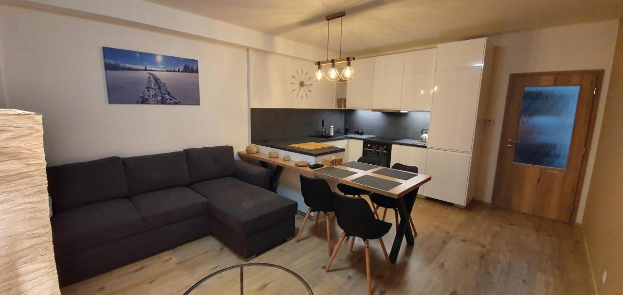 Apartmán Nerudovka D 104, Finská sauna, garážové stání Loucná pod Klínovcem Exterior foto