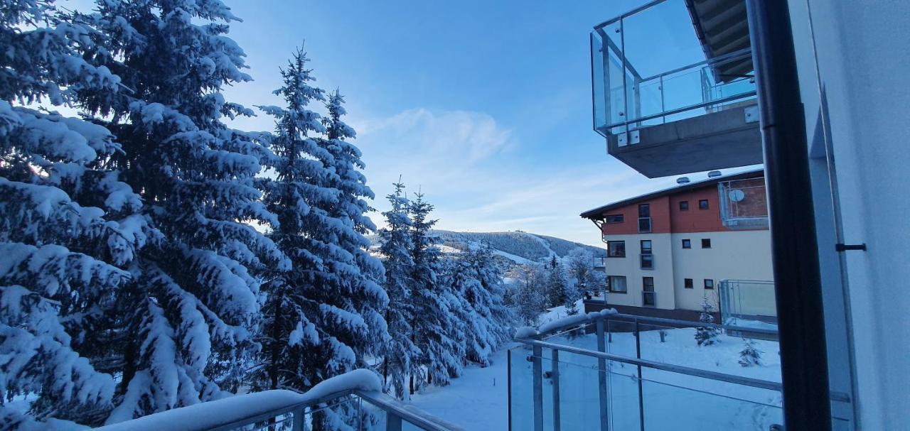 Apartmán Nerudovka D 104, Finská sauna, garážové stání Loucná pod Klínovcem Exterior foto