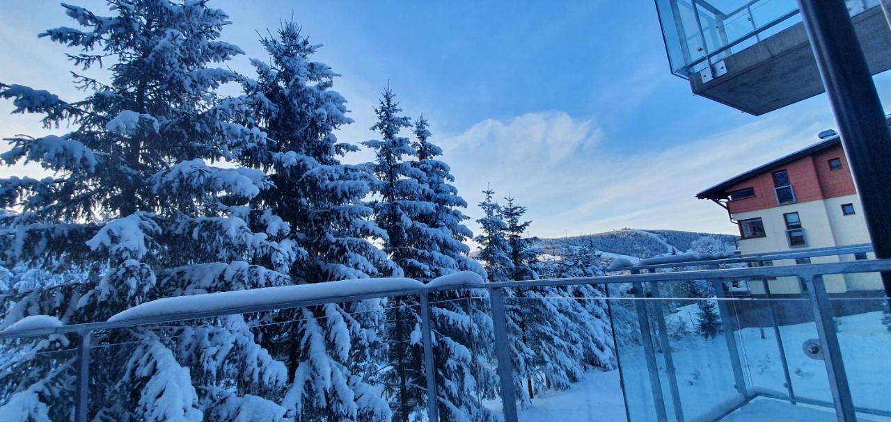Apartmán Nerudovka D 104, Finská sauna, garážové stání Loucná pod Klínovcem Exterior foto